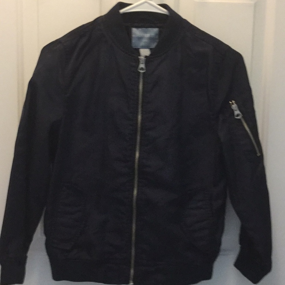 Forever 21 navy bomber jacket
